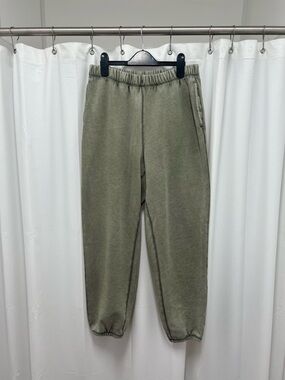 Women’s Olive Green Jogggers Sweatpants - Elastic Waist & Ankles